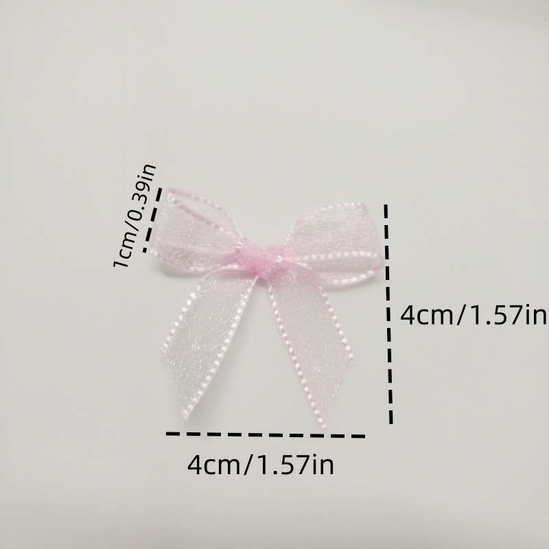 New Fugitive Princess Bow Nail Art Jewelry Popular Organza Nail Art Jewelry Mixed Nail Art Accessories Wholesale