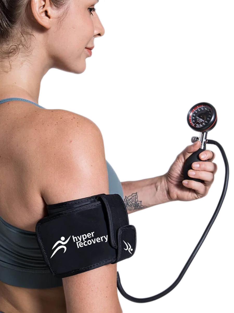 bfr blood flow restriction plus pressure training rehabilitation with manual air meter pump cross-border explosive hyper recovery