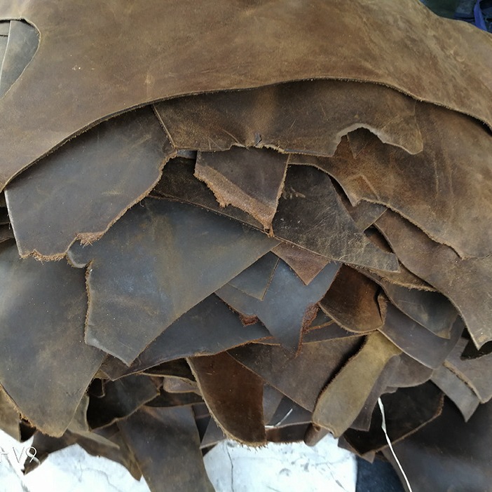 Специальное предложение 1.6-2.2мм толстая первая слой масляной кожи Crazy Horse порванный кожаный уголок материал для DIY ручной работы