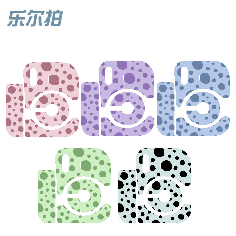 В наличии наклейки для корпуса Polaroid mini12, цветные горошки, милые, свежие, изысканные наклейки, защитная пленка для мягкой пленки