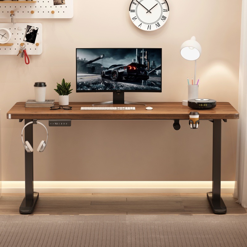 Solid Wood Core Electric Lifting Table Smart Computer Table Lifting E-sports Table Home Learning Office Desk Work