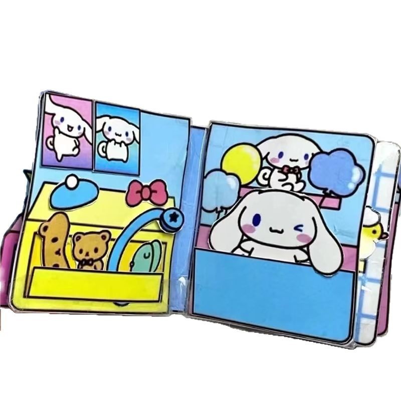 Sanrio Kouromi Merodi Quiet Book Bean Ben Mini Dress-up House Sanrio Girls DIY Toy