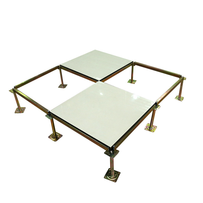 Guangdong Manufacturer Supplies All-Steel Anti-Static Flooring Machine Room Frame Empty Movable Steel Floor Monitoring Room Anti-Static Flooring