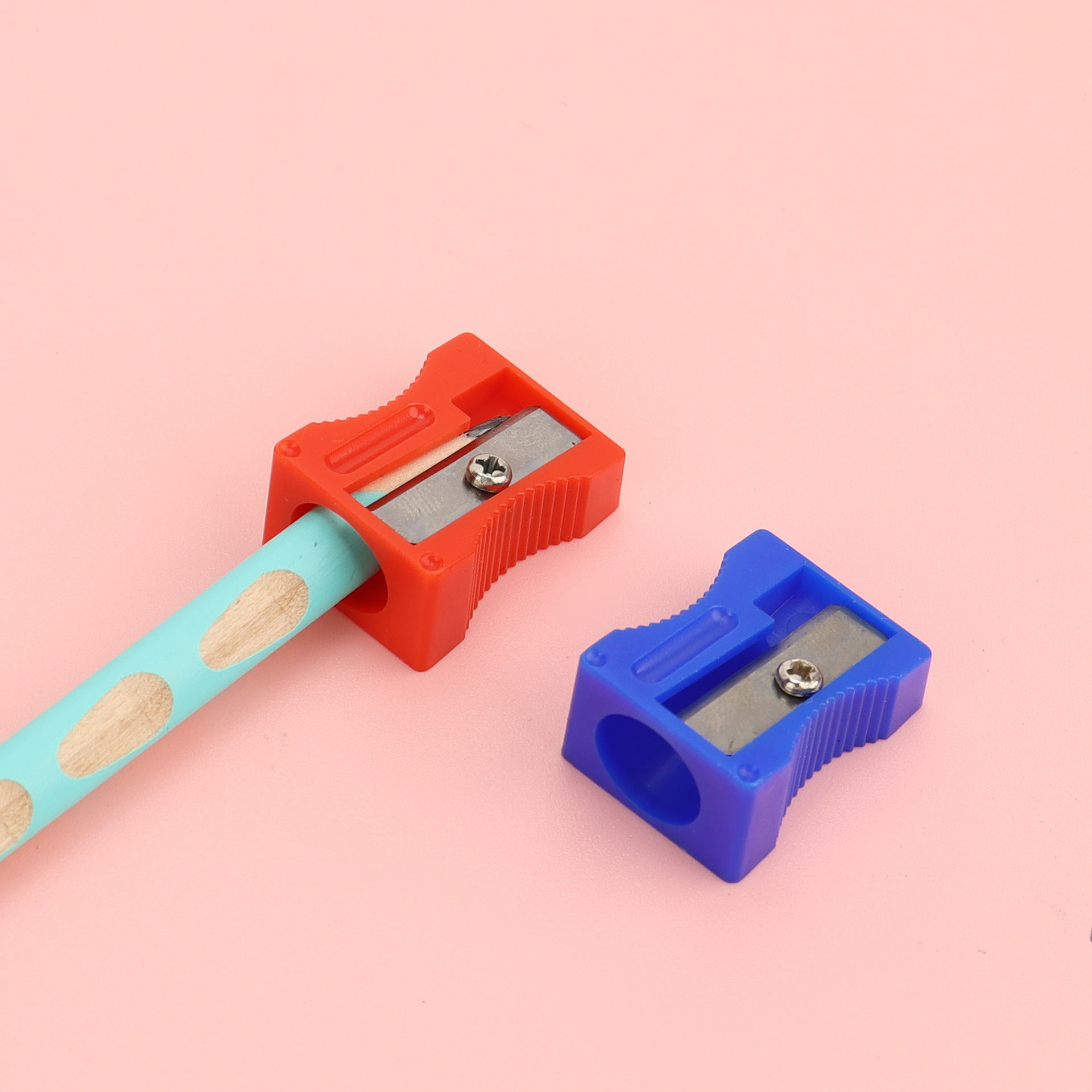 Single Hole Large Diameter Beveled Pencil Sharpener 11mm Student Cute Pencil Sharpener Kidsren's Pencil Sharpener Cartoon Stationery Wholesale