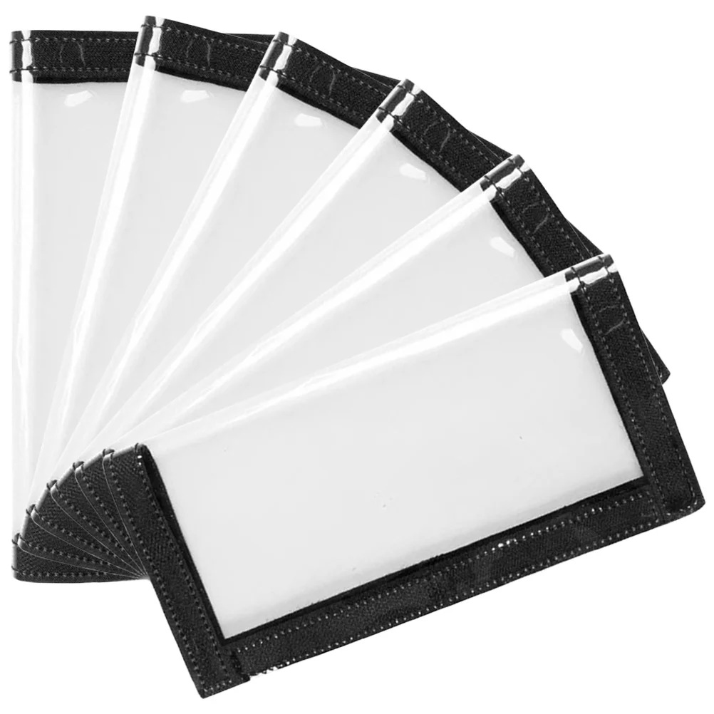 Cross-border scratch-resistant fishing hook fishing gear storage bag Velcro Luya bait storage bag transparent PVC bait protective cover