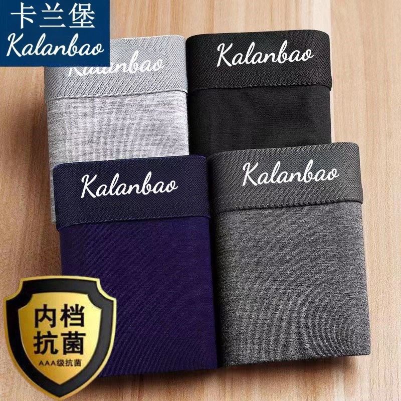 Kalamborg Men's Underwear Cotton Boxer Briefs Boys Breathable Boxer Shorts Color Random/Strip