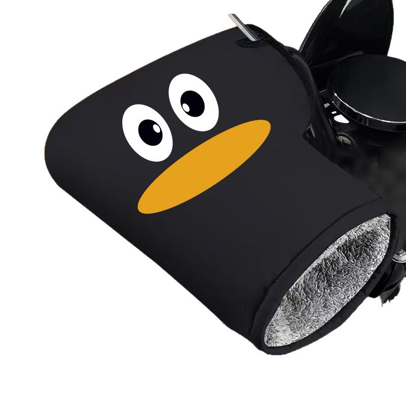 Electric Vehicle Gloves Winter Hand Protection Thickened Cold Protection and Warmth Motorcycle Riding Windproof Battery Handlebar Cover Manufacturer