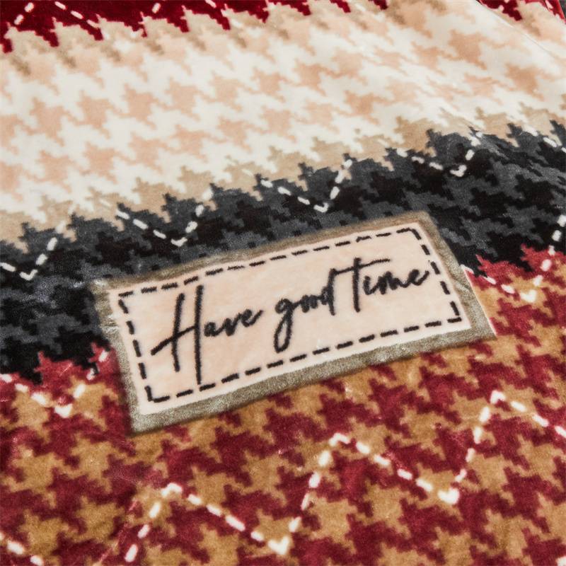 2025 New Type a Thickeneded Raschel Printed Blanket