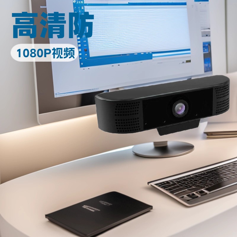 New USB webcam built-in microphone drive-free Haisi solution true 1080p computer camera