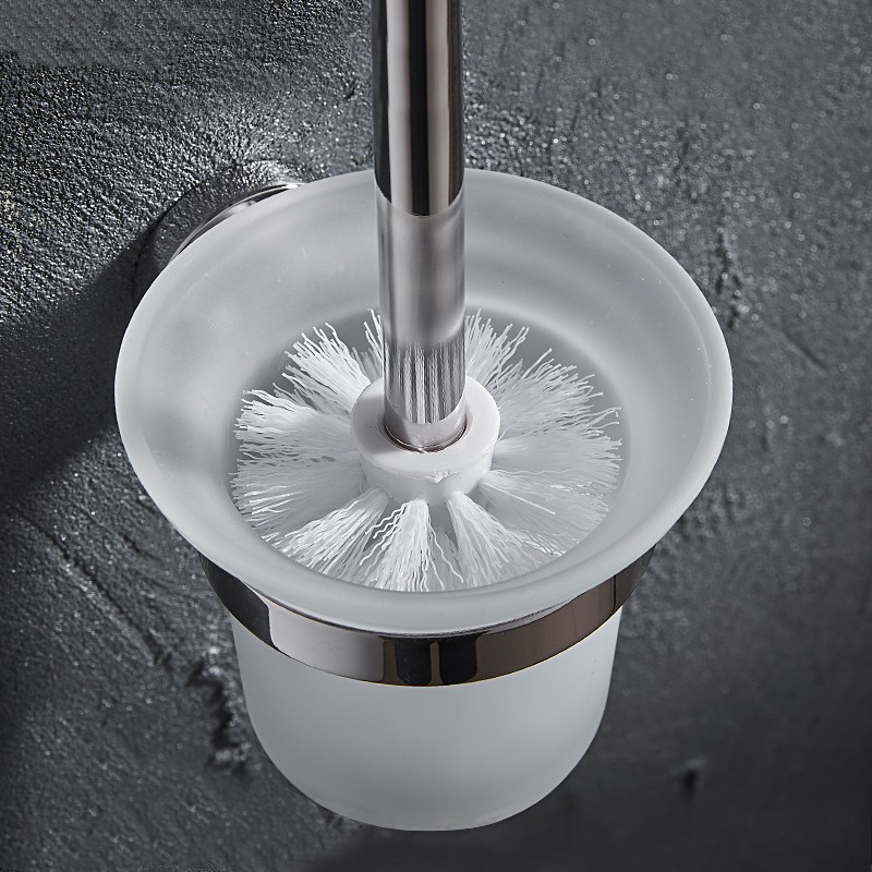 Комплект щеток для унитаза из нержавеющей стали 304, настенная, без сверления