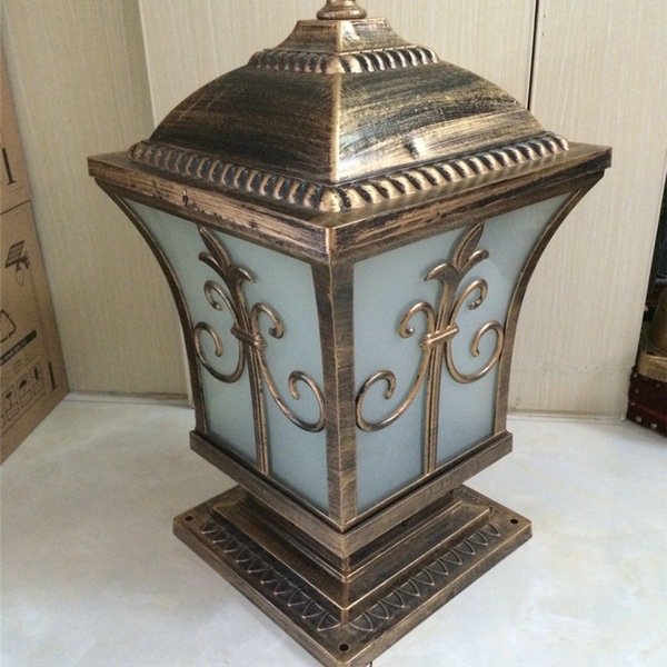 New Chinese Style Classical Courtyard Lamp Outdoor Waterproof Villa Community Landscape Fence Antique Style Column Lamp Floor Lamp