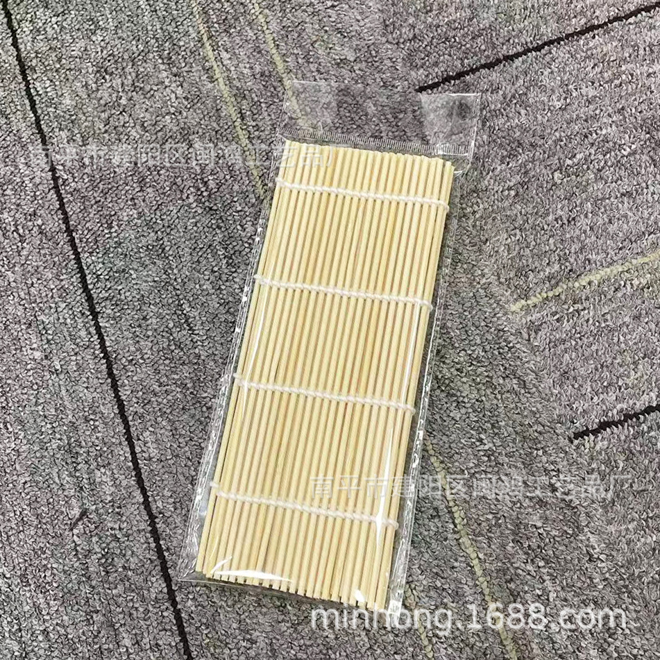 Factory wholesale natural color sushi roller shutter DIY sushi tools suit laver rice making accessories 20*20