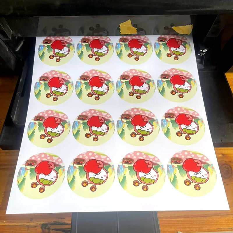 Glass refrigerator stickers special paper time gem stickers synthetic paper double-sided printable wholesale large favorably