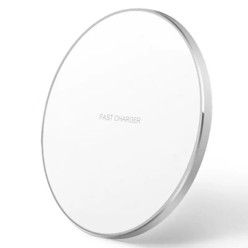 Cross-Border Wireless Charger 15W Round Charger Made of High-Quality Aluminum Alloy 30W Desktop Charger Wireless Fast Charger for Mobile Phones