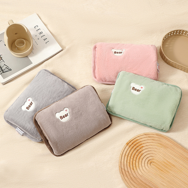 Rechargeable Hot Water Bottle, Explosion-Proof Baby Warmer, Cute Girl's Belly Application, Cartoon Electric Cross-Border European Standard