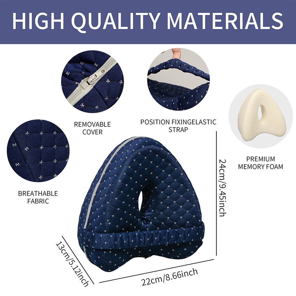 Memory Foam Leg Pillow Leg Pillow Home Dormitory Pregnant Women Heart-Shaped Memory Pillow Pregnant Women Knee Pillow