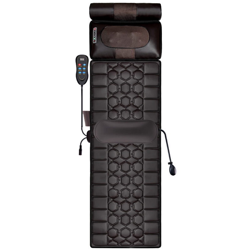 Cervical Neck and Waist Folding Kneading Massager Massage Mattress Massage Pad Electric Heating Infrared Physiotherapy