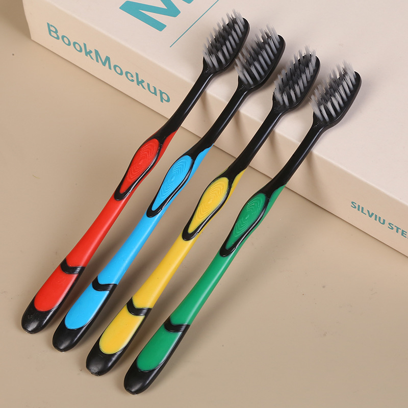 Little Doctor Single Pack Filament Soft Bristle Toothbrush Travel Household Bamboo Charcoal Soft Bristle Toothbrush Wholesale Adult Soft Bristle Toothbrush