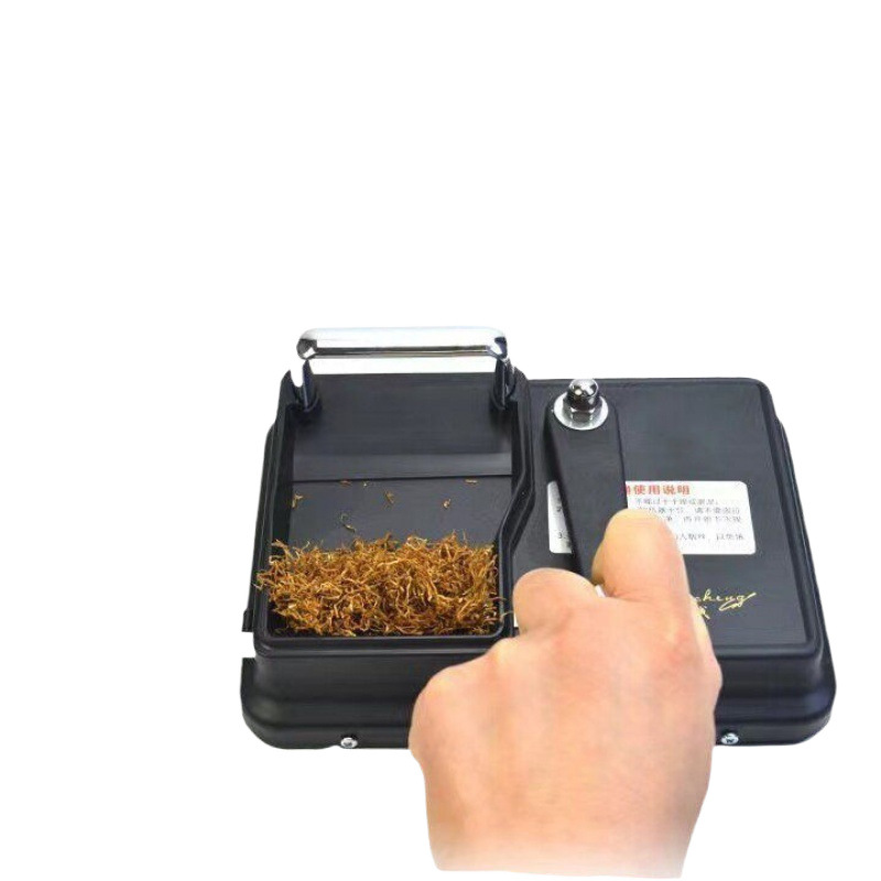 New Cigarette Rolling Machine. Household Hand-Cranked Cigarette Rolling Manual Double-Track Pressure-Pull Stainless Steel