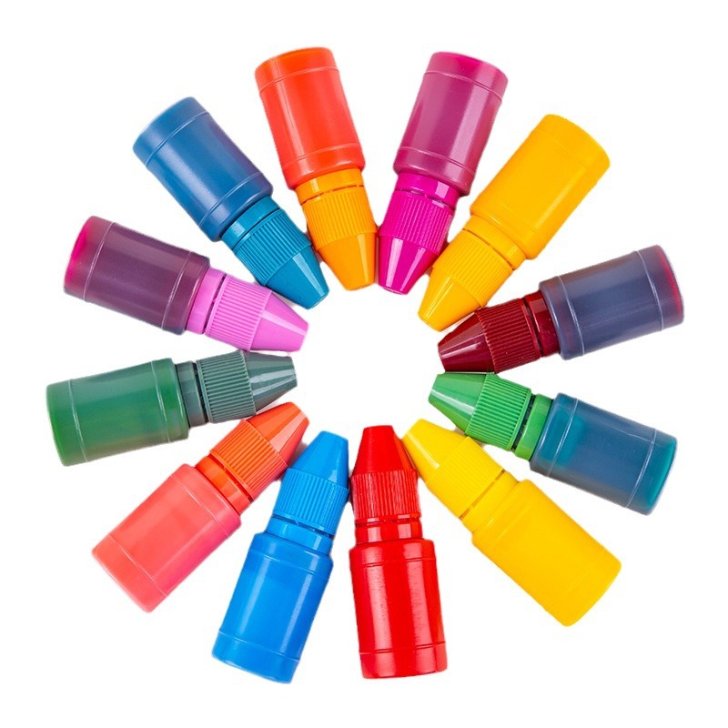 Colorful Photosensitive Printing Ink, Quick-Drying, Red, Blue and Black, Small Bottle Printing Ink, Wholesale Clothing Confidential Printing Ink