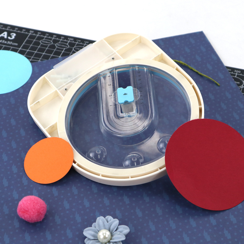 Kamei Circular Cutter 360 ° Corner Cutter DIY Manual Rotating Paper Cutter Small Manual Paper Cutter