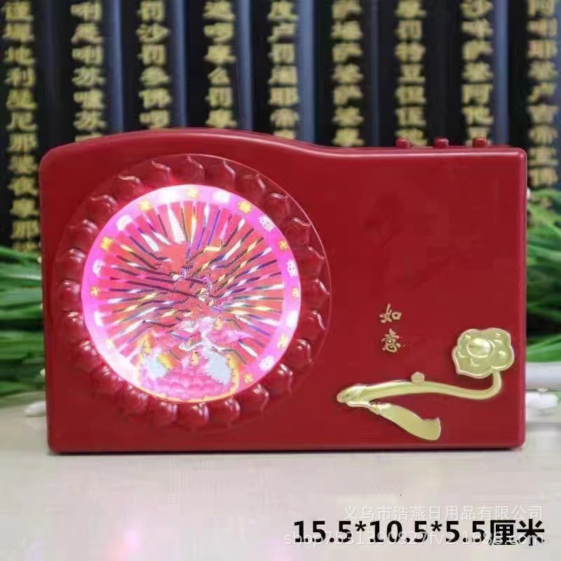 Ruyi built-in 62 songs music box plug-in battery dual-purpose single cycle