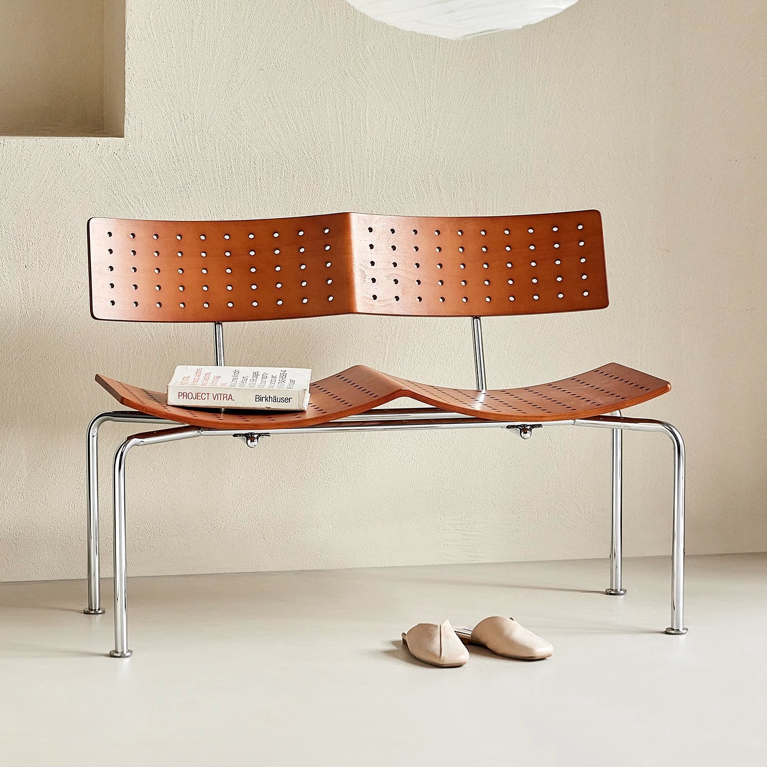 Cosine Furniture Vintage Solid Wood Bench Home Designer Long Shoe Changing Bench Double Bedroom Bed End Stool Creative