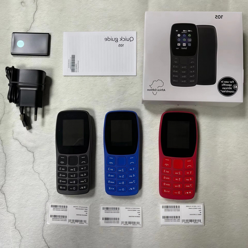 African Hot-Selling Straight Phone 105 2022 Straight Phone Button Phone Cross-Border Phone Bar Phone