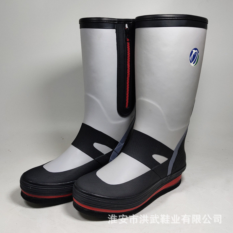 Обувь Hongwu, прямые поставки, рыболовные сапоги с высокими берцами, нескользящие, водонепроницаемые, для морской рыбалки