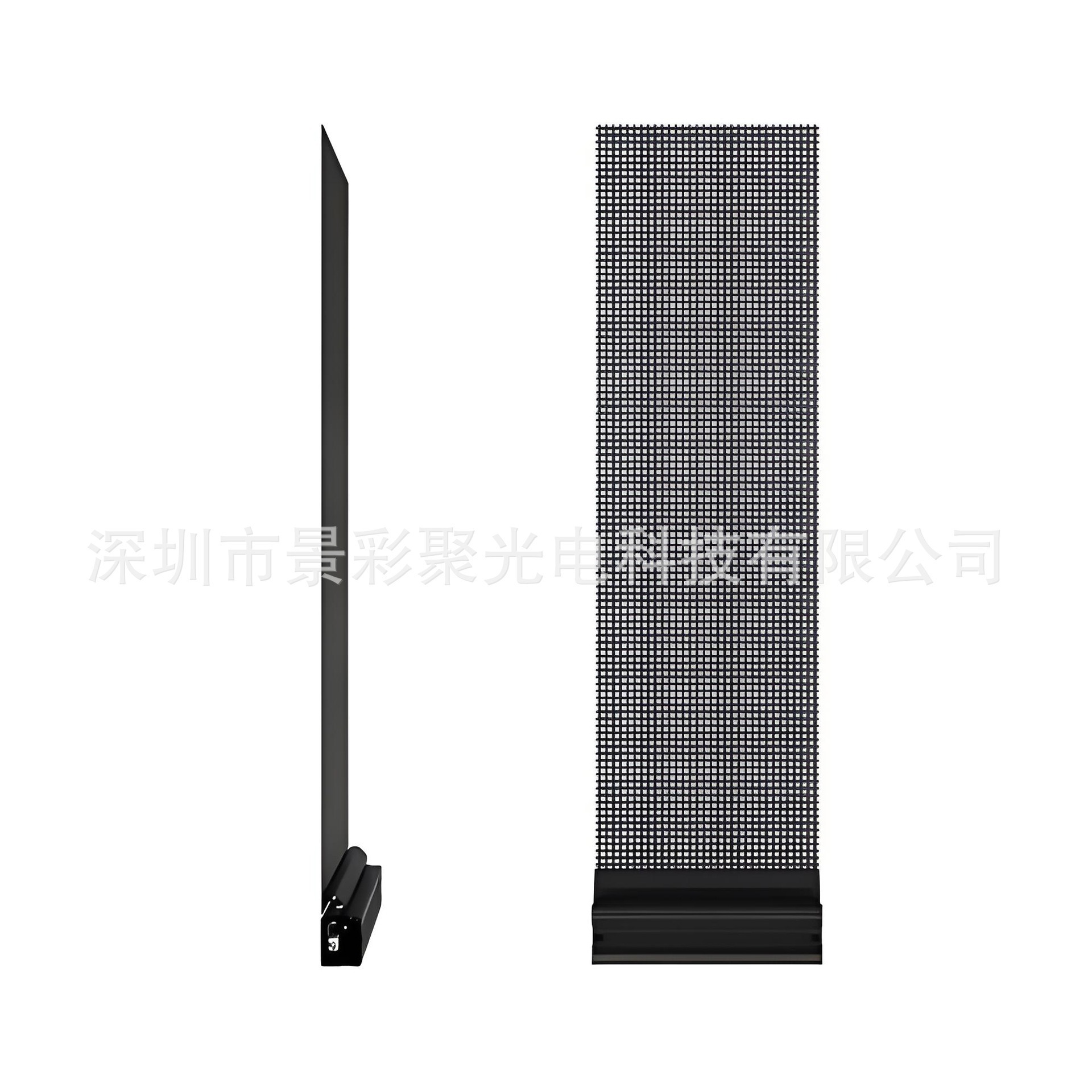 Led Holographic Screen P3.9-7.81 Holographic Transparent Screen 5V High Transparency Mounting Lightweight