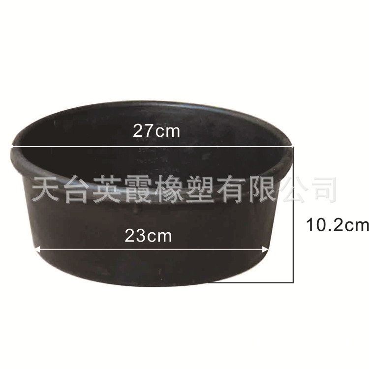 Резиновое ведро для корма черное резиновое кормушка для собак и кошек круглая миска для корма 4Qt