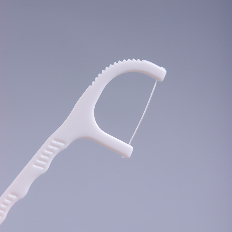 Xinzhi Linyuantou Factory 50 Small Square Boxes Plastic Boxed Polymer Floss Stick Oral Clinic Home Pack