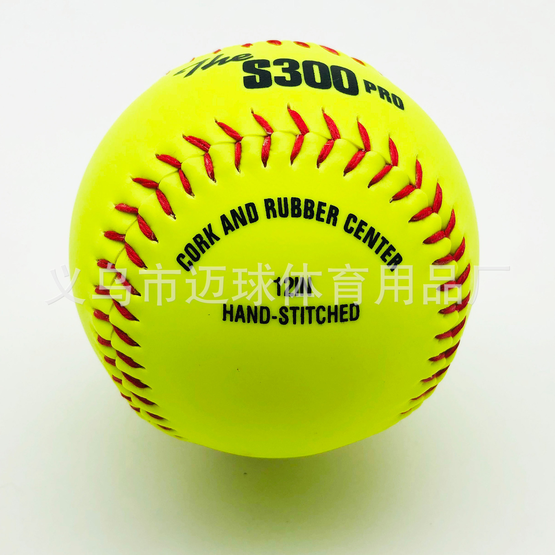 Factory direct sales export competition training indoor and outdoor S300Y PK cork core PCV softball