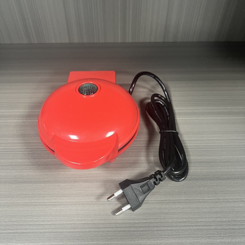 Portable Household Waffle Maker Mini Breakfast Machine Mini Waffle Maker Love Heart Round Sandwich Breakfast Machine