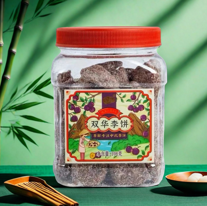 Li Jie 398g Tea Companion Tangerine Peel Li Cake Licorice Shuanghua Ancient Flavor Ready-To-Eat Snack Candied Fruit