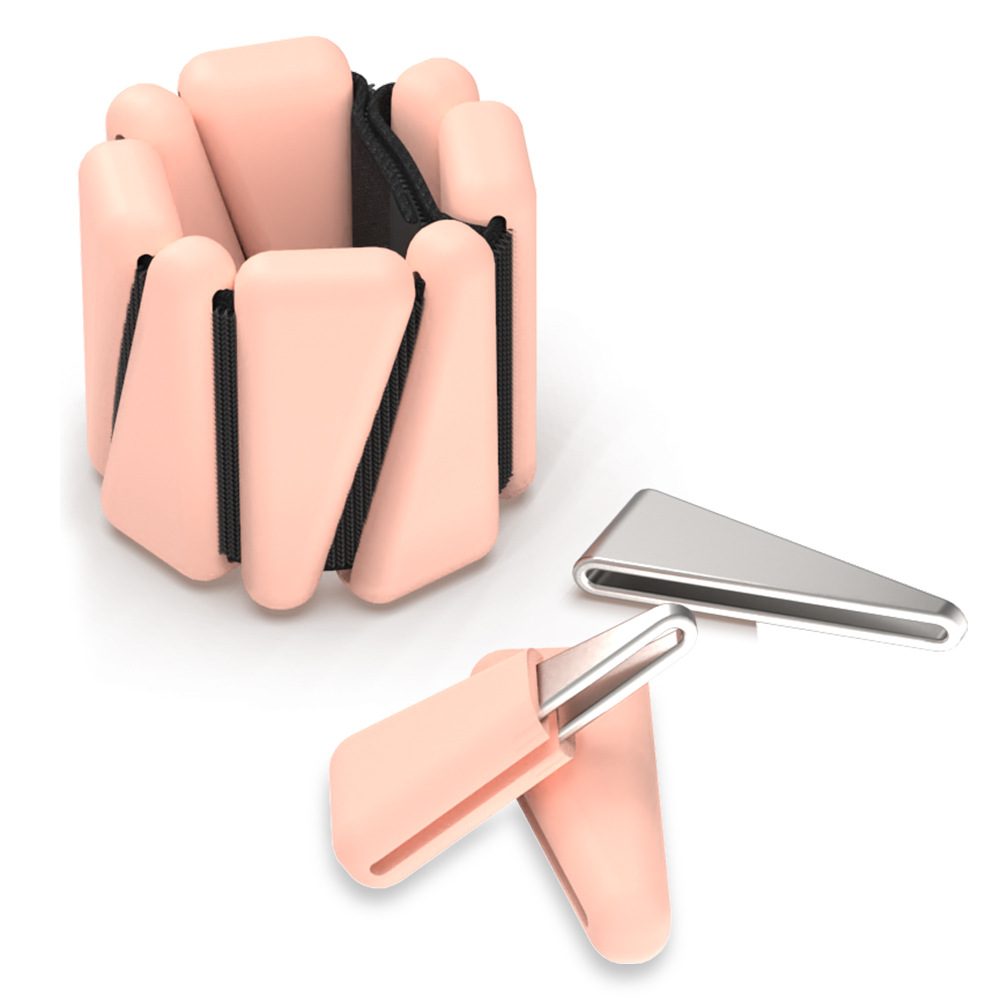 Cross-border e-commerce products yoga fitness training Velcro silicone weight bracelet a pair of 2 pounds