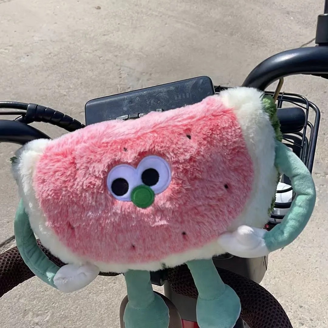 Cute Watermelon Anti-Collision Mat, Electric Vehicle Anti-Collision Protection Mat, Kidsren's Anti-Collision Bag, Baby Anti-Collision Headrest