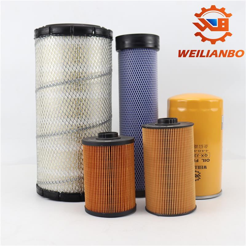 Suitable for Hitachi Zax110-3/120-3 Air Engine Oil Diesel Filter Hydraulic Pilot Oil Return Oil Inlet Filter