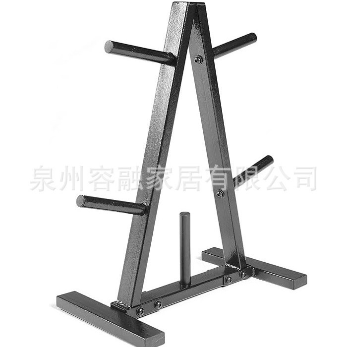 Fitness Barbell Plate Rack Dumbbell Plate Storage Rack Cross-Border Fitness Equipment Organizing Bracket Barbell Plate Storage Display Rack
