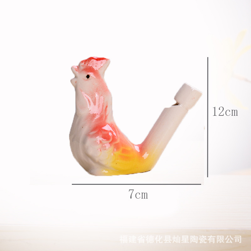 12 Zodiac Whistle with Rope 12 Zodiac Waterbird Whistle Soochow Bird Flute Children's Toy Scenic Spot Tourist Souvenirs