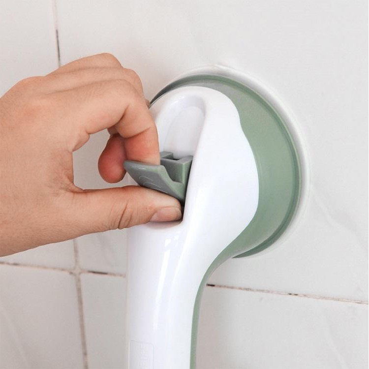 Nail-free suction cup armrest suction wall glass door handle bathroom sliding door handle elderly armrest bathroom armrest