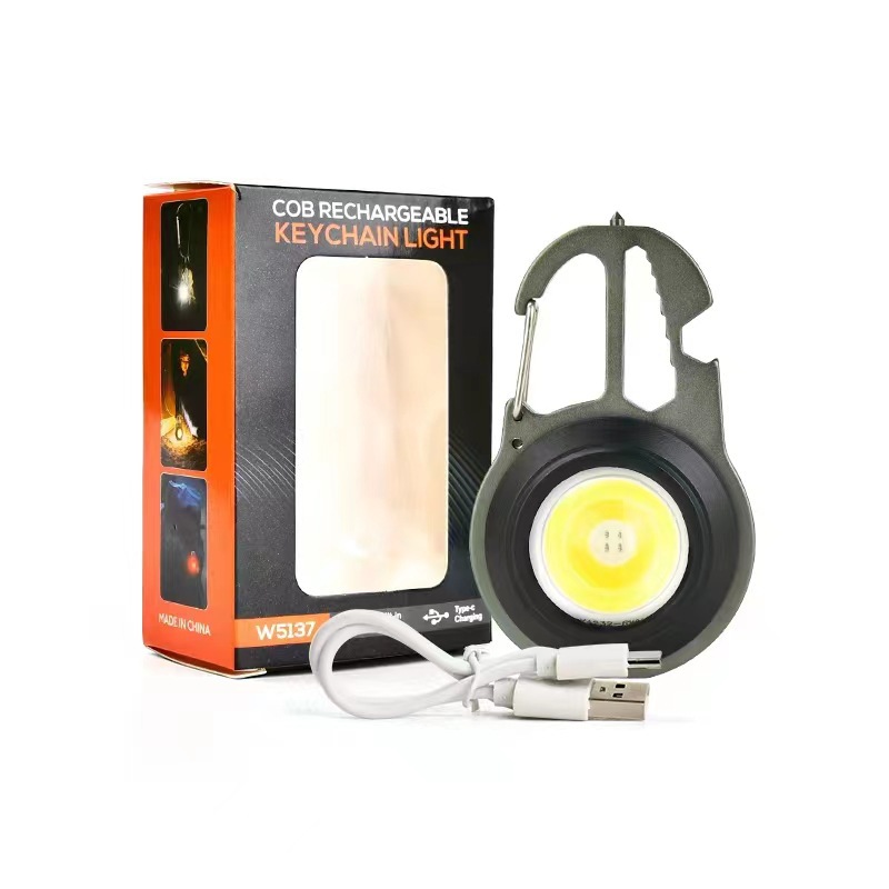 NeW Hot Sale W5137 White Light YelloW Light Red Light With Bracket Can Open Beer With ScreWdriver Mini Work Light