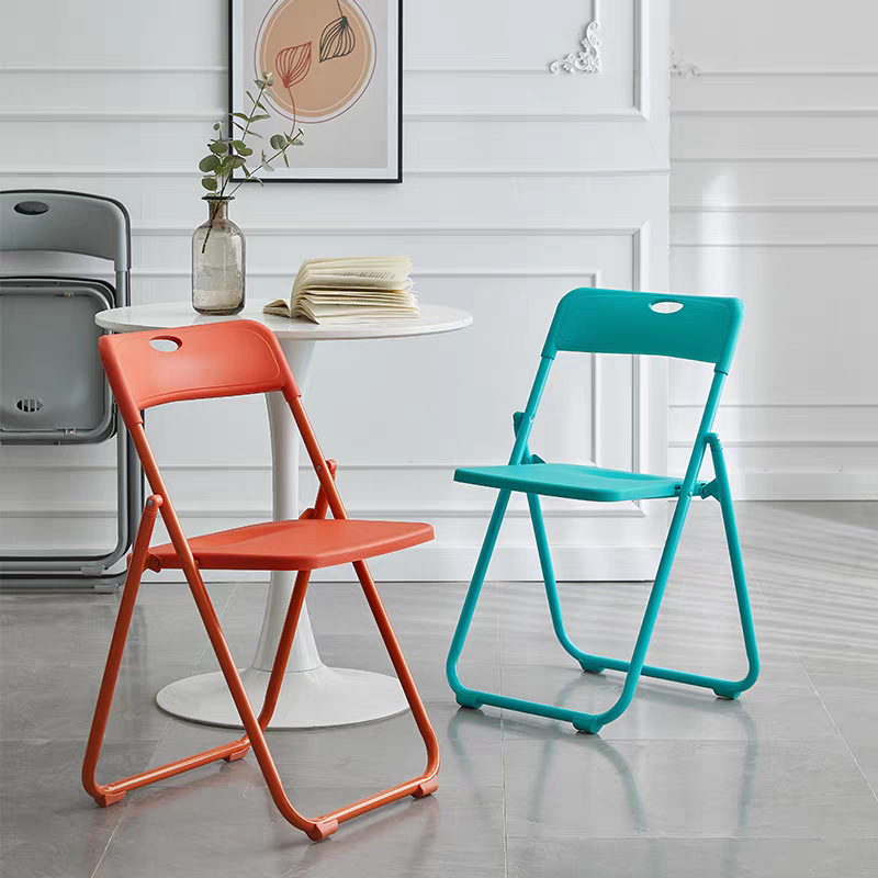 Folding Chair Study Office Backrest Stool Home Dining Chair Business Negotiation Reception Chair Outdoor Exhibition Folding Chair