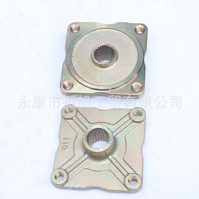 Atv Large Bull Accessories Go-Kart Rear 4-Hole Flange Rear Wheel Hub Holder 23-Tooth Spline Wheel Disc