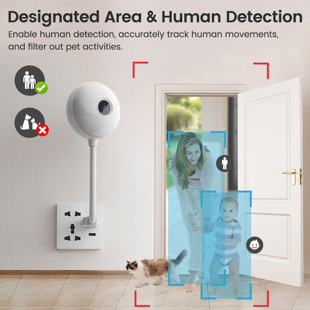 Home graffiti camera smart wireless wifi baby monitor 1080P HD children remote monitor