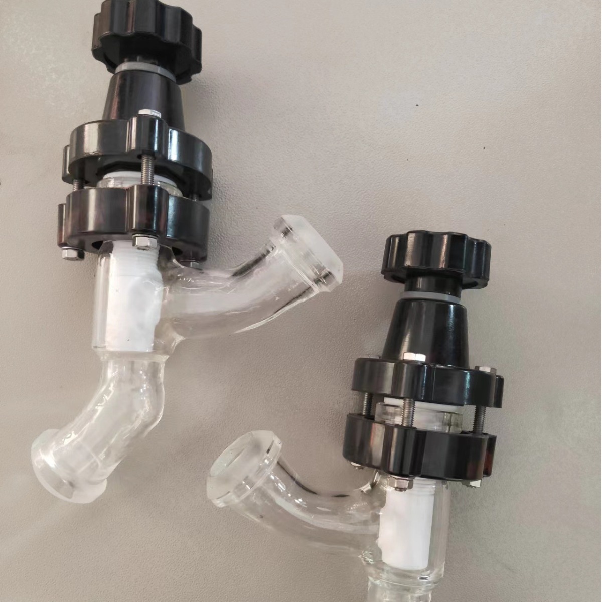 Manufacturer Wholesale Multi-Specification Laboratory Special Glass Pipe Valve Transparent Explosion-Proof Glass Instrument