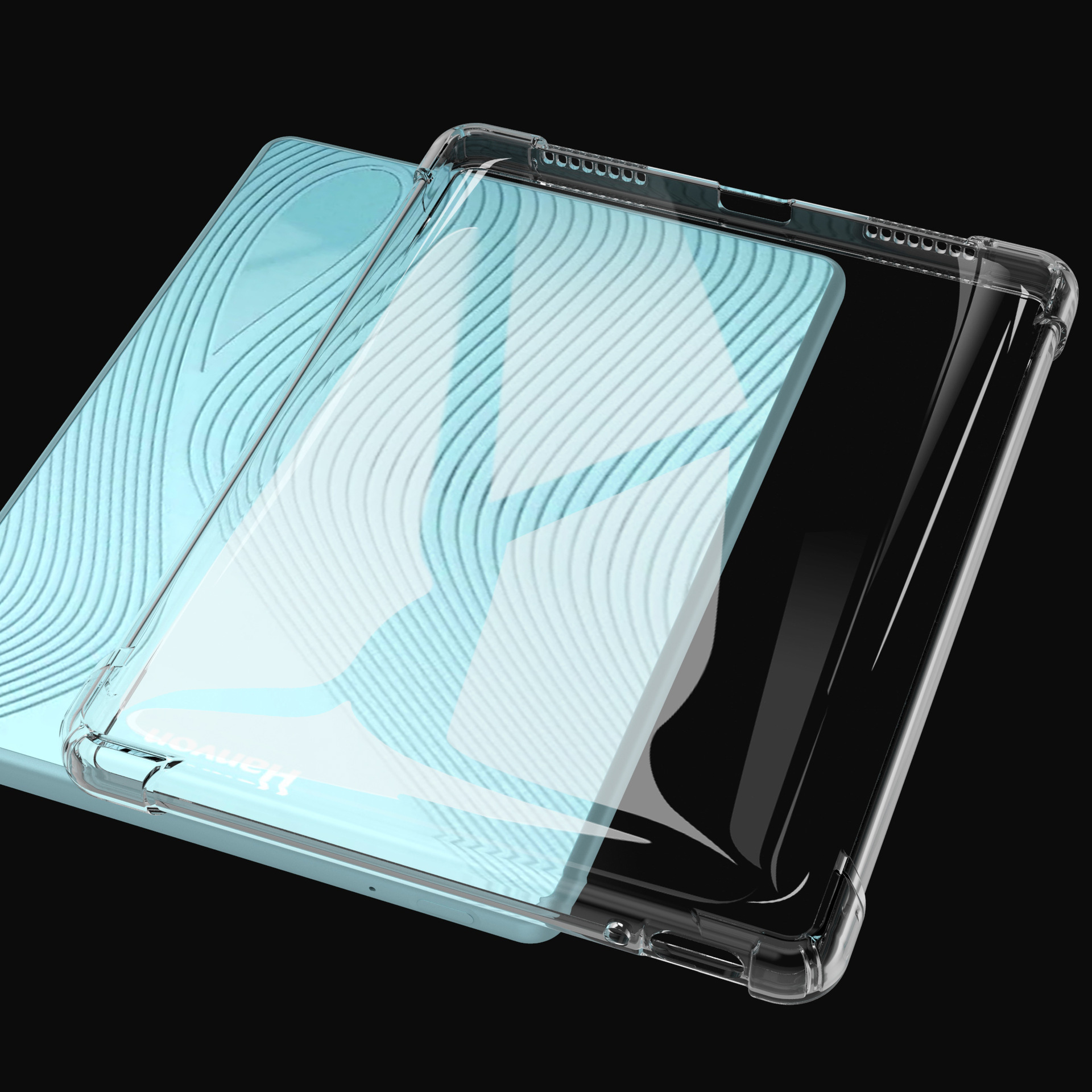 For Hanwang Clear6 E-book Protective Case HanvonClear6pro Reader Full-cover Transparent Soft Case