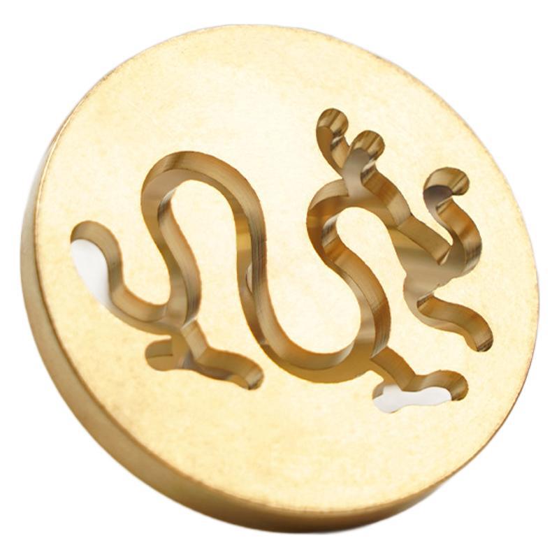 Brass Lotus Fragrance Seal Fragrance Seal Fragrance Mold Fragrance Mold Fragrance Tool Novice suit Thickened Large Utensil