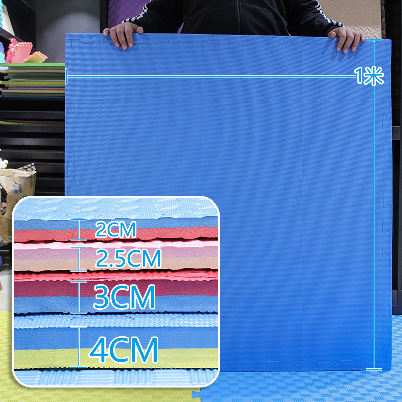 Source Factory Eva Taekwondo Mat Kidsren's Crawling Mat Dance Gymnastics Training Mat Foam Floor Mat 100*100