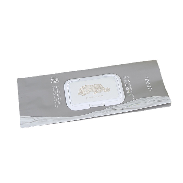 Composite Plastic Accordion Bag for Facial Cleansing Towels, Face Towels, Cotton Soft Towels, Packaging Bag, Extractable Wet Wipes Bag with Logo Printing